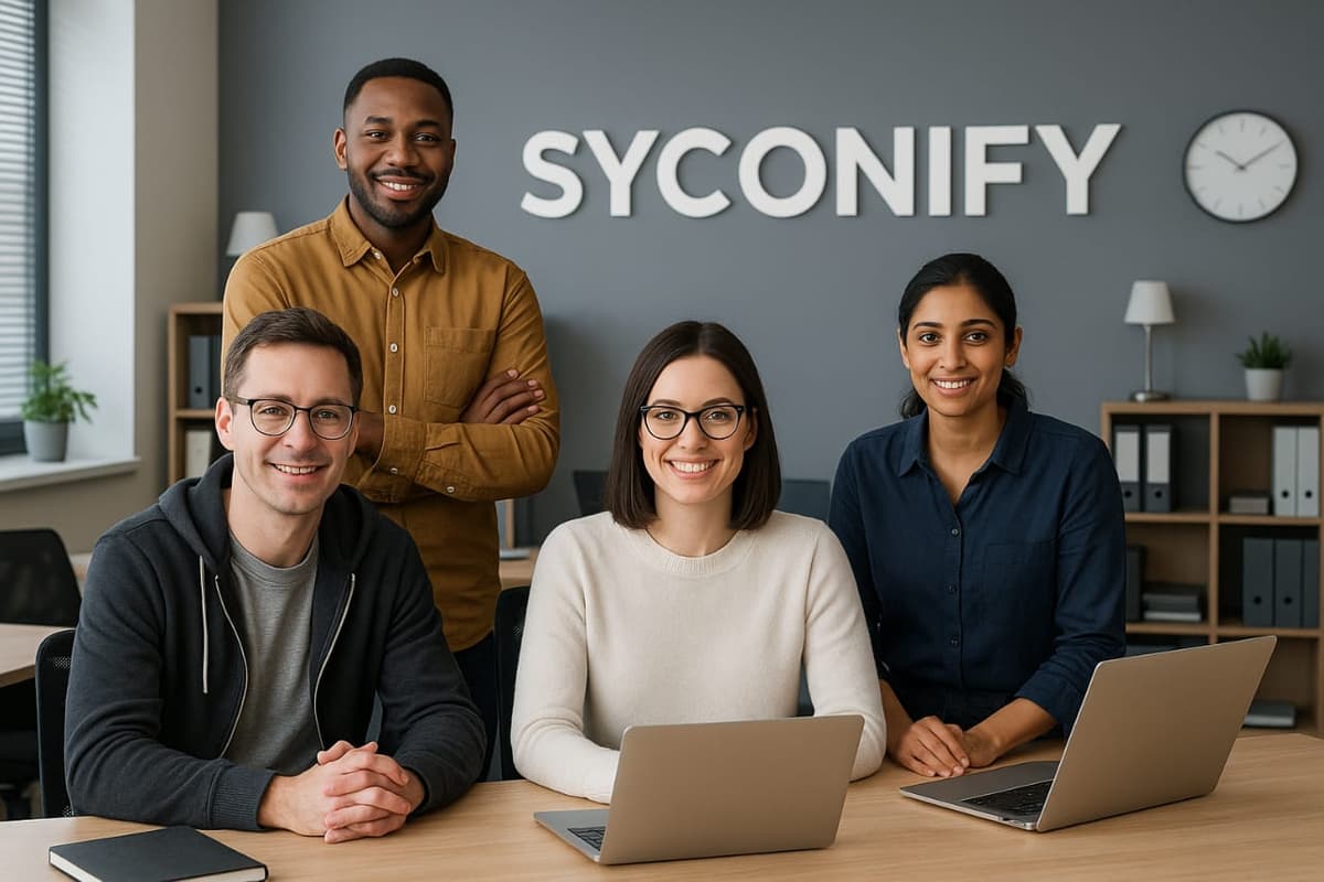 Syconify Team working on digital projects